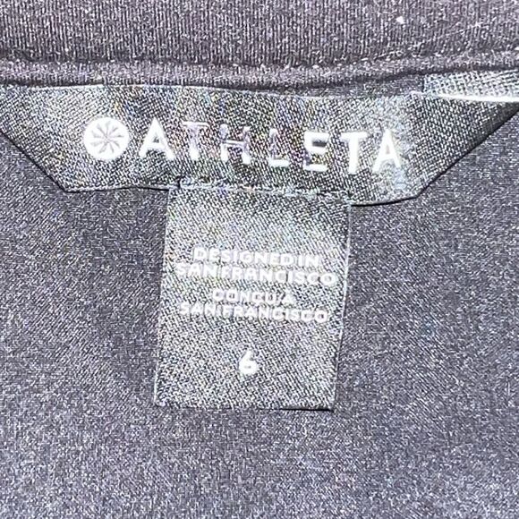 Athleta Apres Ski Skirt Black Quilted Water Repellent Pockets 6 NWOT - Picture 6 of 7